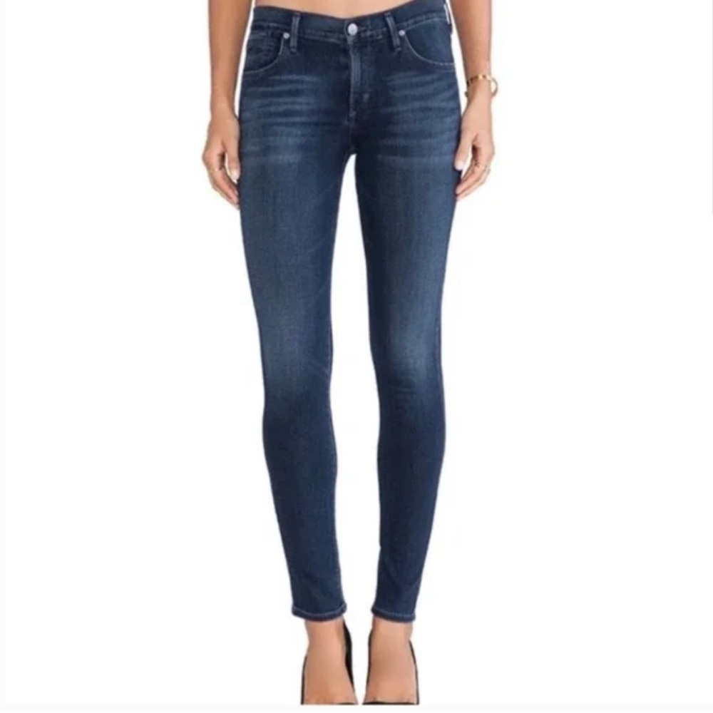 AGOLDE Colette Crop Dark‎ Wash Skinny Jeans Size 26 Women’s